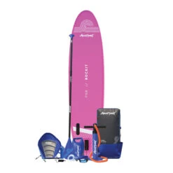 AQUAPLANET Kit De Planche à Pagaie Gonflable Pour Kayak - Rockit, Rose -Surf Promotion Boutique aquaplanet kit de planche a pagaie gonflable pour kayak rockit rose 2