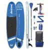 AQUAPLANET Kit Paddle Gonflable - Max Bleu -Surf Promotion Boutique aquaplanet kit paddle gonflable max bleu