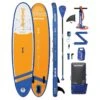AQUAPLANET Kit Paddle Gonflable - Max Orange 1 AQUAPLANET Kit Paddle Gonflable - Max Orange -Surf Promotion Boutique aquaplanet kit paddle gonflable max orange