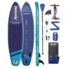 AQUAPLANET Kit Stand Up Paddle Gonflable - Pace Sarcelle Et Minuit -Surf Promotion Boutique aquaplanet kit stand up paddle gonflable pace sarcelle et minuit