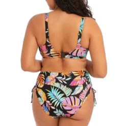 ELOMI Bas De Maillot Ajustable Taille Haute Tropical Falls -Surf Promotion Boutique bas de maillot ajustable taille haute tropical falls 3