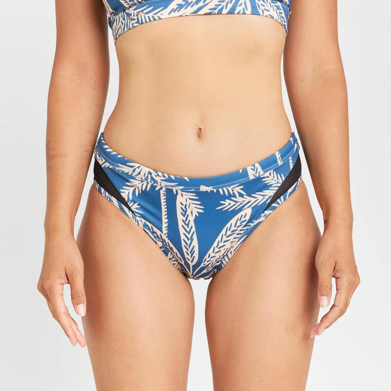 Bas De Maillot De Bain Culotte Femme - Savana Palmer Bleu 5 Bas De Maillot De Bain Culotte Femme - Savana Palmer Bleu – Image 3