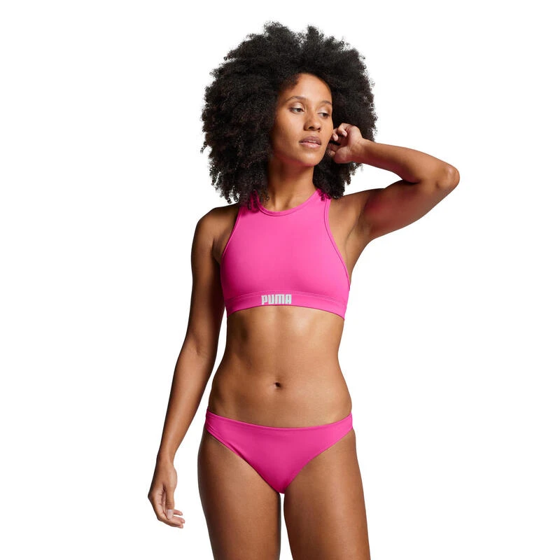 Bas De Maillot De Bain Hipster Pour Femmes PUMA Neon Pink 5 Bas De Maillot De Bain Hipster Pour Femmes PUMA Neon Pink – Image 3