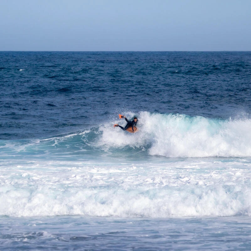 Bodyboard 500 Marron Bleu Avec Leash 4 Bodyboard 500 Marron Bleu Avec Leash – Image 2