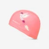 Bonnet De Bain Maille Silicone PRINT BIRD CORAIL -Surf Promotion Boutique bonnet de bain maille silicone print bird corail