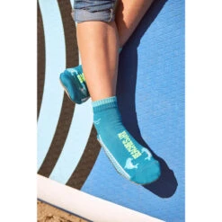 Chaussettes D'eau/Chaussettes De Plage - Dauphin Turquoise - Enfants -Surf Promotion Boutique chaussettes deauchaussettes de plage dauphin turquoise enfants 4