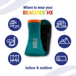 Chaussettes D'eau/Chaussettes De Plage - Unicolore Bleu -Surf Promotion Boutique chaussettes deauchaussettes de plage unicolore bleu 1