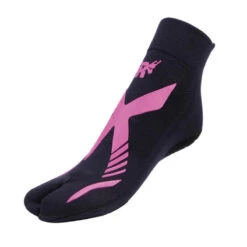 Chaussettes Natation Adulte Piscine Antidérapantes Antibactérien Fuchsia