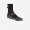 Chaussons Surf Bottillons 500 Néoprène Zip 3 Mm Noir Gris -Surf Promotion Boutique chaussons surf bottillons 500 neoprene zip 3 mm noir gris