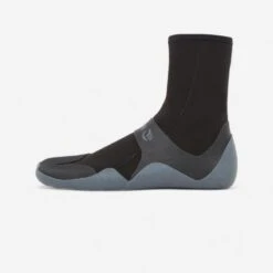 Chaussons Surf Bottillons 500 Néoprène Zip 3 Mm Noir Gris -Surf Promotion Boutique chaussons surf bottillons 500 neoprene zip 3 mm noir gris 5