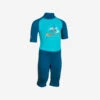 Combinaison De Natation Anti UV Bébé / Enfant Manches Courtes Bleu Imprimé Tigre -Surf Promotion Boutique combinaison de natation anti uv bebe enfant manches courtes bleu imprime tigre