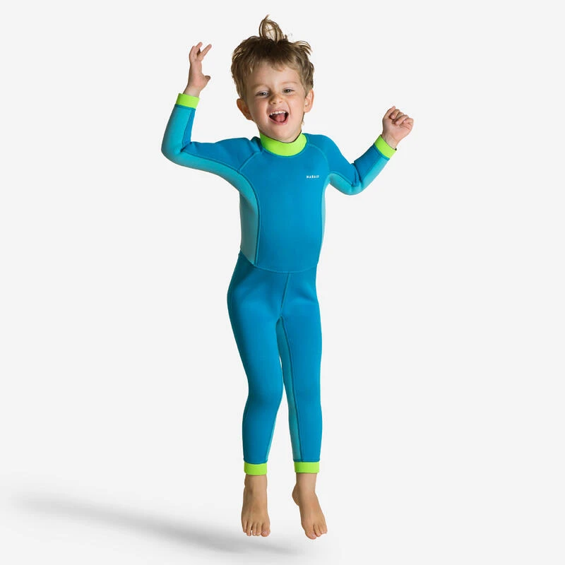 Combinaison Néoprène Natation Jeune Enfant - TI WARM - Bleue 3 Combinaison Néoprène Natation Jeune Enfant - TI WARM - Bleue