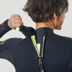 Combinaison Plongée Aqualung Femme Néoprène 5,5mm - WAVE Noir/Jaune -Surf Promotion Boutique combinaison plongee aqualung femme neoprene 55mm wave noirjaune 5