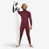 Combinaison Surf Néoprène 4/3 Mm Homme - 900 Bordeaux -Surf Promotion Boutique combinaison surf neoprene 43 mm homme 900 bordeaux