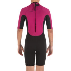 Tribord Combinaison Surf Shorty 100 Néoprène Enfant Violet -Surf Promotion Boutique combinaison surf shorty 100 neoprene enfant violet 4