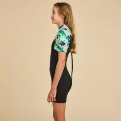 COMBINAISON SURF SHORTY 500 NEOPRENE 1.5MM FILLE NOIRE TIARE -Surf Promotion Boutique combinaison surf shorty 500 neoprene 15mm fille noire tiare 8