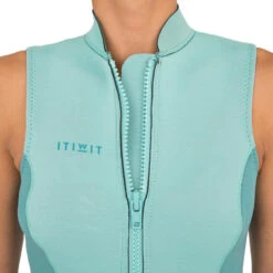 GILET NÉOPRÈNE KAYAK ET STAND UP PADDLE 500 FEMME 2 MM VERT -Surf Promotion Boutique gilet neoprene kayak et stand up paddle 500 femme 2 mm vert 2