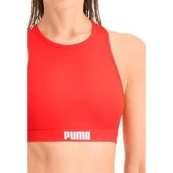 Haut à Dos Nageur Pour Femmes PUMA Swim Rouge -Surf Promotion Boutique haut a dos nageur pour femmes puma swim rouge 2
