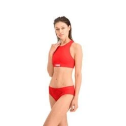 Haut à Dos Nageur Pour Femmes PUMA Swim Rouge -Surf Promotion Boutique haut a dos nageur pour femmes puma swim rouge 3