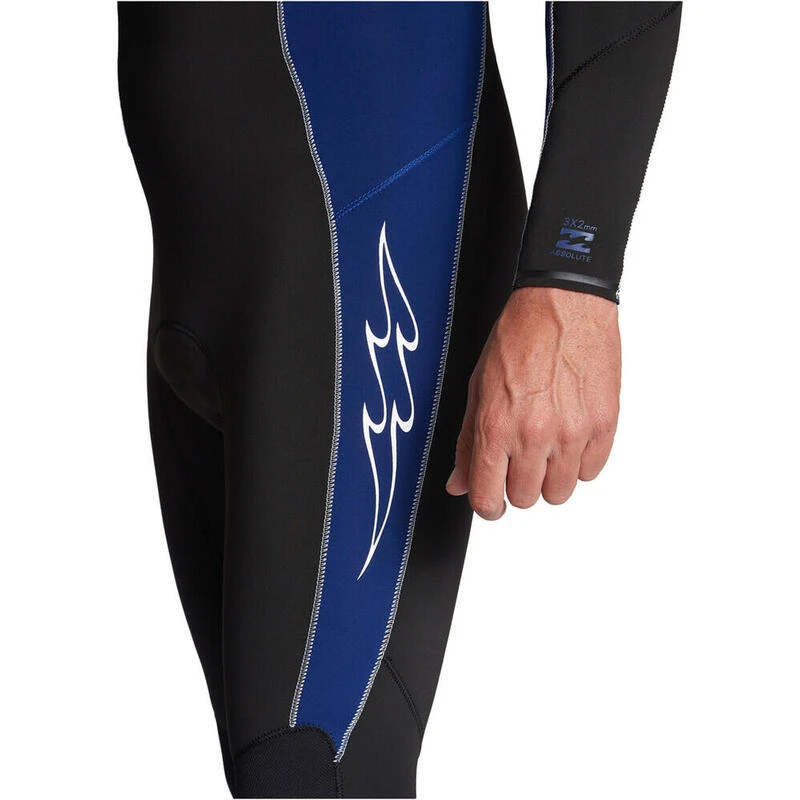 Billabong Hommes Absolute 3/2mm Flatlock Back Zip Combinaison Néoprène 6 Billabong Hommes Absolute 3/2mm Flatlock Back Zip Combinaison Néoprène – Image 4
