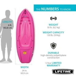 Kayak Enfant 6 Ft. LIFETIME Wave™ #90827 -Surf Promotion Boutique kayak enfant 6 ft lifetime wave 90827 2