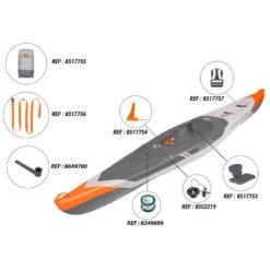 Kayak Gonflable De Randonnée Haute Pression Strenfit Dropstitch 1 Place - X500 -Surf Promotion Boutique kayak gonflable de randonnee haute pression strenfit dropstitch 1 place x500 3