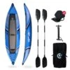 Kayak Gonflable Lotus 2 Places - Max 120kg - 310x85cm (10'2x33") - Bleu -Surf Promotion Boutique kayak gonflable lotus 2 places max 120kg 310x85cm 102x33 bleu