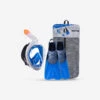 Kit De Snorkeling Masque Easybreath 500 Palmes Adulte - Bleu -Surf Promotion Boutique kit de snorkeling masque easybreath 500 palmes adulte bleu