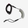 Leash Spiralé Bodyboard 900 Biceps Noir