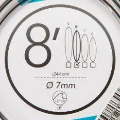 Leash Surf 8' (240 Cm) Diamètre 7 Mm Noir 17 Leash Surf 8' (240 Cm) Diamètre 7 Mm Noir -Surf Promotion Boutique leash surf 8 240 cm diametre 7 mm noir 5