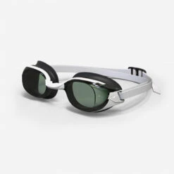 Lunettes De Natation BFIT - Verres Fumés - Taille Unique - Noir Blanc