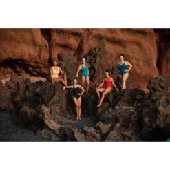 Maillot De Bain 1 Pièce Aquagym Femme Ines Rouge -Surf Promotion Boutique maillot de bain 1 piece aquagym femme ines rouge 2