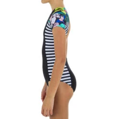 Maillot De Bain 1 Pièce Bleu Corail -Surf Promotion Boutique maillot de bain 1 piece bleu corail 2