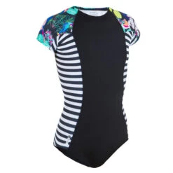 Maillot De Bain 1 Pièce Bleu Corail