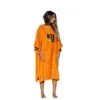 Pacifique Sud | Poncho Surf | Orange | Avec Manches -Surf Promotion Boutique pacifique sud poncho surf orange avec manches