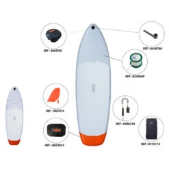Pack De Stand Up Paddle Gonflable (10'/35"/6") - 1 Ou 2 Personnes Jusqu'à 130kg 16 Pack De Stand Up Paddle Gonflable (10'/35"/6") - 1 Ou 2 Personnes Jusqu'à 130kg -Surf Promotion Boutique pack de stand up paddle gonflable 10356 1 ou 2 personnes jusqua 130kg 4