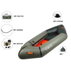 Packraft 100 Kayak Gonflable Rivière TPU 1 Place - PR100 -Surf Promotion Boutique packraft 100 kayak gonflable riviere tpu 1 place pr100 6
