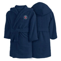 Peignoir De Bain Enfant 100% Coton Football Paris - Tricolore -Surf Promotion Boutique peignoir de bain enfant 100 coton football paris tricolore 4