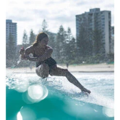 Planche Surf Longboard AQSS Vintage Log Teal 9'0 -Surf Promotion Boutique planche surf longboard aqss vintage log teal 90 2