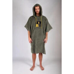 Poncho De Surf Vert | 100% Coton | Taille Unique | Unisexe | Avec Manches -Surf Promotion Boutique poncho de surf vert 100 coton taille unique unisexe avec manches 4