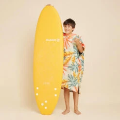 Poncho Surf Enfant 135 à 160 Cm - 550 Jungle -Surf Promotion Boutique poncho surf enfant 135 a 160 cm 550 jungle 8