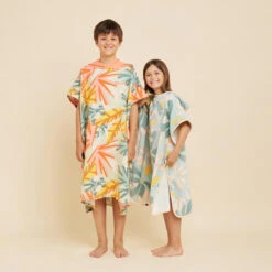 Poncho Surf Enfant 135 à 160 Cm - 550 Jungle -Surf Promotion Boutique poncho surf enfant 135 a 160 cm 550 jungle 9