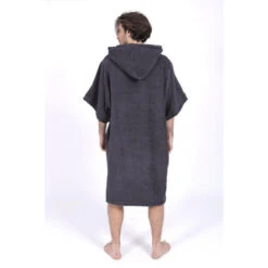 Poncho Surf Gris | Taille Unique | 100% Coton | Unisexe | Avec Manches -Surf Promotion Boutique poncho surf gris taille unique 100 coton unisexe avec manches 2