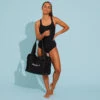 Sac Aquabike-aquagym En Mesh Print Flo Noir