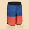 SHORT DE BAIN 500 BLEU ROUGE -Surf Promotion Boutique short de bain 500 bleu rouge