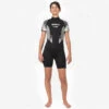 Shorty Plongée MARES Femme Néoprène 2,5mm - REEF Noir/gris -Surf Promotion Boutique shorty plongee mares femme neoprene 25mm reef noirgris