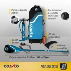 Stand Up Paddle Gonflable All-Round Argo Dropstitch TTS 335x84x15cm 11'x33"x6" -Surf Promotion Boutique stand up paddle gonflable all round argo dropstitch tts 335x84x15cm 11x33x6 5