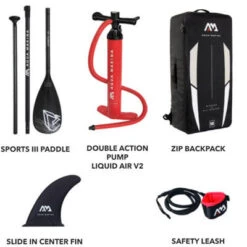 Aqua Marina Stand Up Paddle Gonflable – Beast 10'6" 15cm D'épaisseur Avec Pompe, Pagaie, -Surf Promotion Boutique stand up paddle gonflable beast 106 15cm depaisseur avec pompe pagaie 4