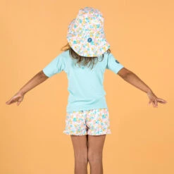 T-shirt Anti UV Bébé Manches Courtes Bleu Clair -Surf Promotion Boutique t shirt anti uv bebe manches courtes bleu clair 2