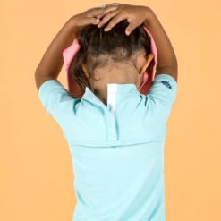 T-shirt Anti UV Bébé Manches Courtes Bleu Clair -Surf Promotion Boutique t shirt anti uv bebe manches courtes bleu clair 5